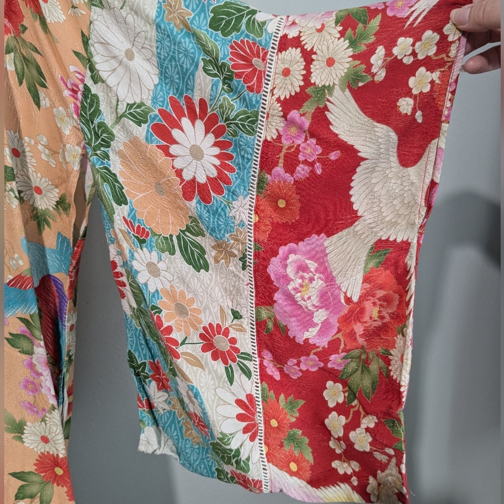 Spell And The Gypsy Collective Delilah Maxi Kimono Ruby OS Floral Boho - Picture 12 of 15